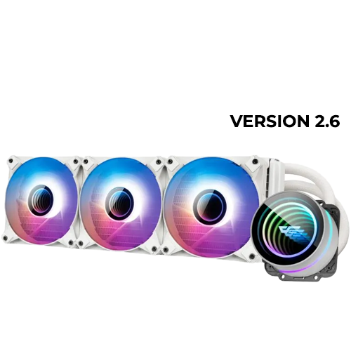 DarkFlash Twister DX360 Ver. 2.6 AIO ARGB (White)